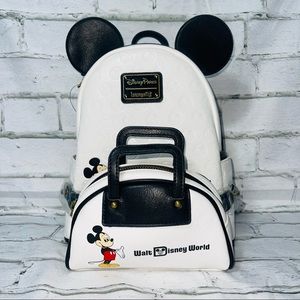 Disney World Parks 50th Anniversary Mickey Mouse Vault Loungefly Mini Backpack
